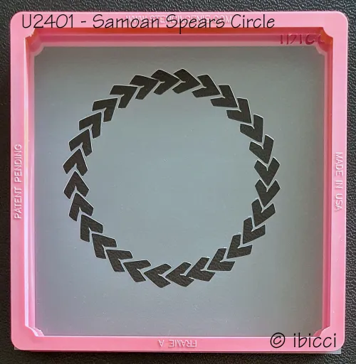 ibicci Samoan Spears circle stencil